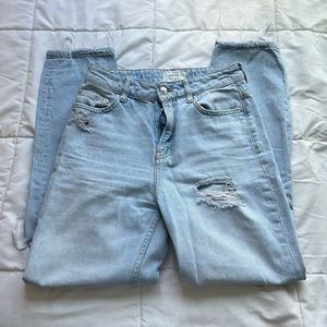 Bershka vintage light wash jeans